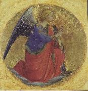Fra Angelico Angel of the Annunciation from the Polittico Guidalotti oil on canvas